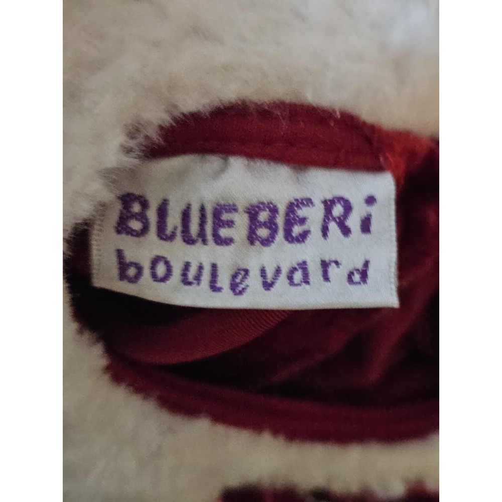 Blueberi Boulevard Baby Girl Red Velvet Holiday Dress 3–6M Faux‎ Fur Collar Xmas - Picture 4 of 8